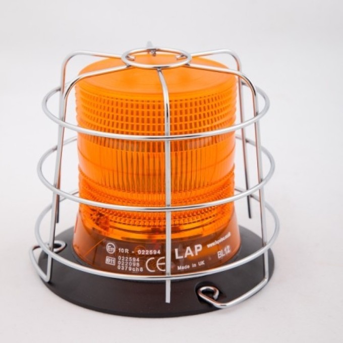 Girofar Xenon Multivoltaj pt Motostivuitoare 10-100V 2W cu fixare in 3 puncte